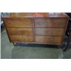 Image 1 : WALNUT 6 DRAWER DRESSER