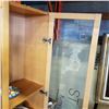 Image 2 : MAPLE DOUBLE GLASS DOOR CABINET