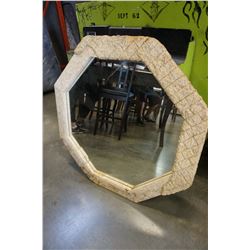 DECORATIVE STONE OCTAGONAL MIRROR