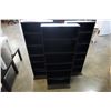 Image 1 : 3 BLACK 5FT BOOKSHELVES