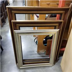 3 LARGE DECORATIVE PICTURE FRAMES