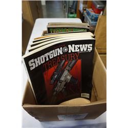 BOX OF GUN AND TATTOO MAGAZINES