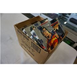 BOX OF NEW SEALED SUPERMAN CARD PACKS