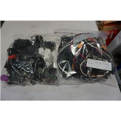 LOT OF POWER CORDS AND WALL CHARGERS