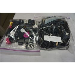 LOT OF POWER CORDS AND WALL CHARGERS