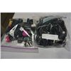 Image 1 : LOT OF POWER CORDS AND WALL CHARGERS