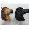 Image 2 : LOT OF FRASER ART HORSE HEAD FIGURES