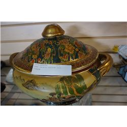 HAND PAINTED EASTERN SOUP TUREEN