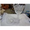 Image 1 : GLASS VASE AND DISH