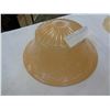 Image 3 : 2 ANTIQUE PRESSED GLASS SHADES