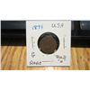 Image 1 : 1871 USA 1 Cent RARE