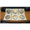 Image 1 : Set of 6 Churchill Coins 1965