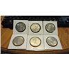 Image 2 : Set of 6 Churchill Coins 1965