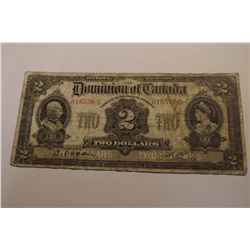 1914 Canada $2.00 Bank Note