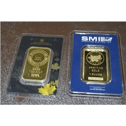 1 oz Gold Bar