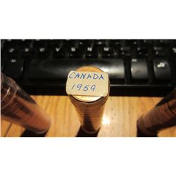 1959 Canada Roll of Pennies
