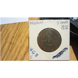 1838 Belgium 5 Centimes