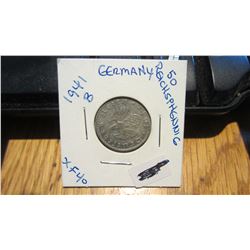 1941-B Germany 50 Reich Pfennig