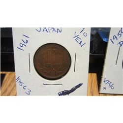 1961 Japan 10 Yen