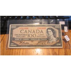 1954 Canada $100.00 Bank Note