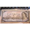 Image 1 : 1954 Canada $5.00 Bank Note