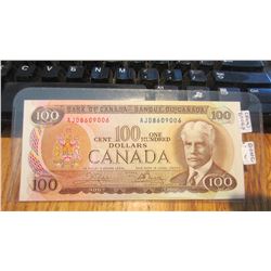 1975 Canada $100.00 Bank Note