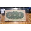 Image 2 : 1900 Canada $0.25 Cent Bank Note