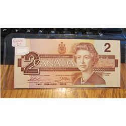 1986 Canada $2.00 Bank Note