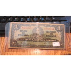 1937 Canada $1.00 Bank Note