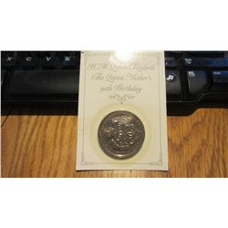 The Queen Mothers 90th Birthday Coin