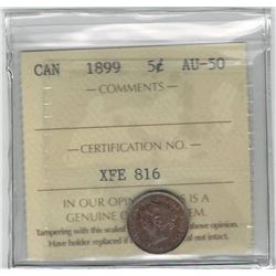 1899 Canada 5 Cent