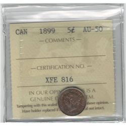 1899 Canada 5 Cent