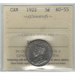 1922 Canada 5 Cent