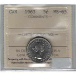 1963 Canada 5 Cent