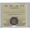 Image 1 : 1871 Canada 10 Cent