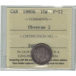 1880-H Canada 10 Cent