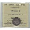 Image 1 : 1880-H Canada 10 Cent