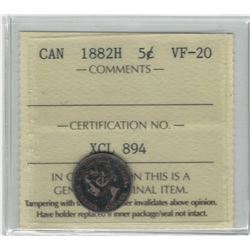 1882-H Canada 10 Cent