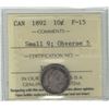 Image 1 : 1892 Canada 10 Cent