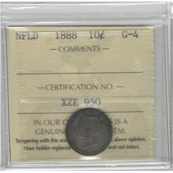 1888 Newfoundland 10 Cent