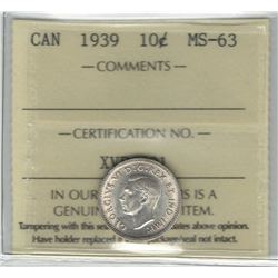 1939 Canada 10 Cent