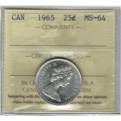 1965 Canada 25 Cent