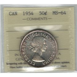 1954 Canada 50 Cent