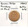 Image 1 : 1900-J Germany 10 Mark Gold Coin