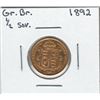 Image 1 : 1892 Great Britain 1/2 Sovereign