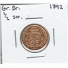 Image 1 : 1892 Great Britain 1/2 Sovereign