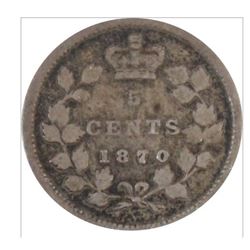 1870 Canada 5 Cent