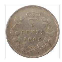 1885 Canada 5 Cent