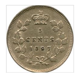 1897 Canada 5 Cent