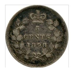 1898 Canada 5 Cent